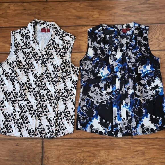 212 Collection Tops - 212 Collection, set of two women's small sleeveless blouses